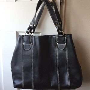 Kate Spade Black Leather Work Bag
